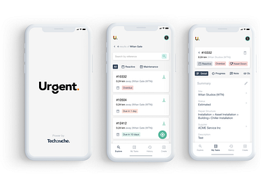 App Design - Redesign a task management app for Techniche app design product design ui design ux design