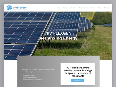 Renewable Energy: Website UI/UX design energy figma mockup renewable energy solar solar farm ui ux web design web development