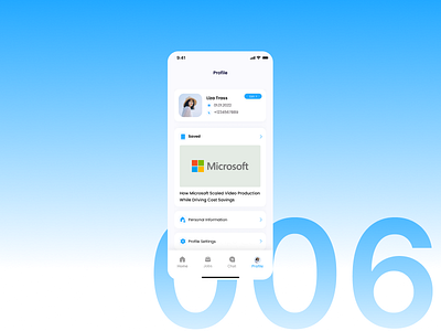 DailyUI #006 app concept dailyui design figma profile ui