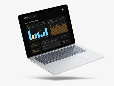 Comprehensive health and performance dashboard branding design graphic design ui ux web