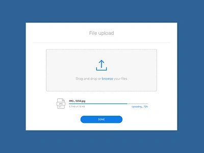 Challenge #031 - File Upload graphic design ui