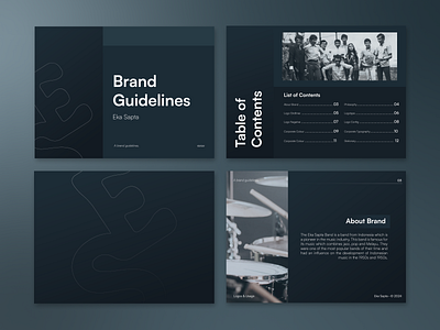 Brand Guidelines branding design graphic design typography vector
