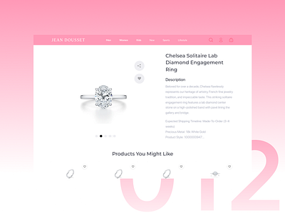 DailyUI #012 branding concept dailyui design diamond figma illustration product productpage ui web