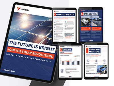 Yeames Solar Sales Brochure 2024 graphic design