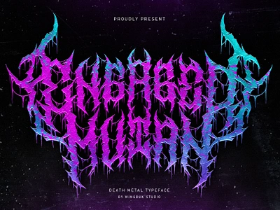 Engaged Mutan - Metal Font band logo custom font custom logo death metal heavy metal metal metal apparel metal band metal font metal logo metal poster metalcore typeface