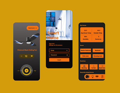 Smart Home branding design figma graphic design illustration logo mobile app ui ux vector