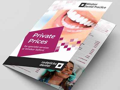 Dental Practice Promotional Flyers flyer design graphic design print management