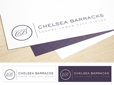 Chelsea Barracks, London Residential Development. Logo Design brand identity logo design