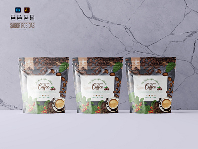 Pouch Packaging Design branding design food packaging graphic design illustration packaging design pouch typography