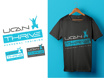 UCAN Thrive Personal Training. Logo Design brand identity logo design