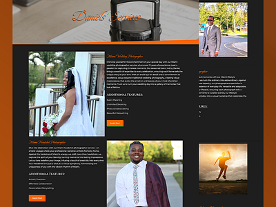 Daniels Service's Page branding design graphic design illustration logo ui ui design web design webdesign website website design wordpress wordpress design wordpress website