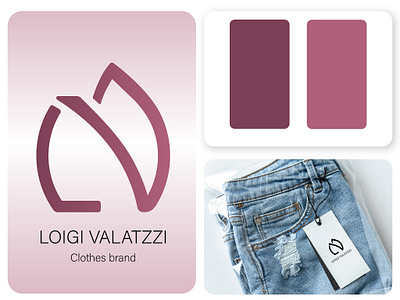logo, logo design ( L&S letter ) for LOIGI VALATZZI CLOTHS SHOP branding graphic design logo