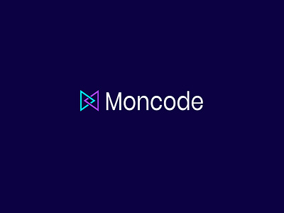 Moncode Logo Design (Unused) mdelias2056@gmail.com branding design graphic design illustration letter logo logo logo design vector