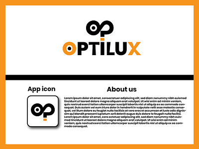 Optilux logo Design branding design graphic design illustration letter logo logo logos optilux typography vector