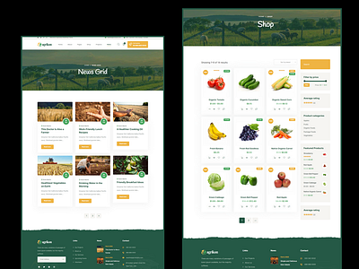 Green Farming website and Product Sales branding design e commerce website elementor farm farming website green website illustration responsivedesign ui website design woo commerce website wordpress wordpress expert wordpress website wordpress website design wordpress website redesign wordpress wesbite