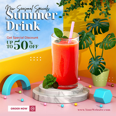 Summer Drink Design
