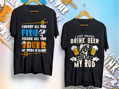 Fishing T-shirt Design beer beer tshirt clothing design create a t shirt design custom t shirt design custom t shirt maker design designer t shirt fishing fishing tshirt graphic design illustration t shirt t shirt design