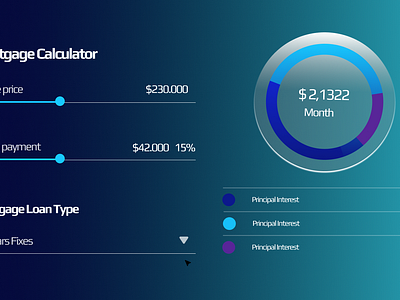 Mortgage Calculator 🧮 design typography ui