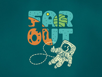 Far Out design graphic design illustration