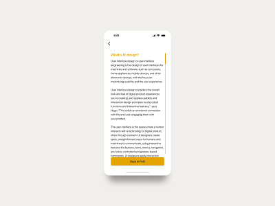 Expanded view of an FAQ card ui components dailyuichallenge design faqui ui ux