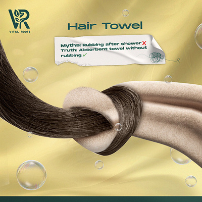 A creative ads for a hair towel routine. 3d 3d designs creative 3d designs creative ads creative campaign creative concept creative idea creative social media designs creativity designs hair hair care hair designs inspiration inspirational social media social media campaign social media designs towel washing