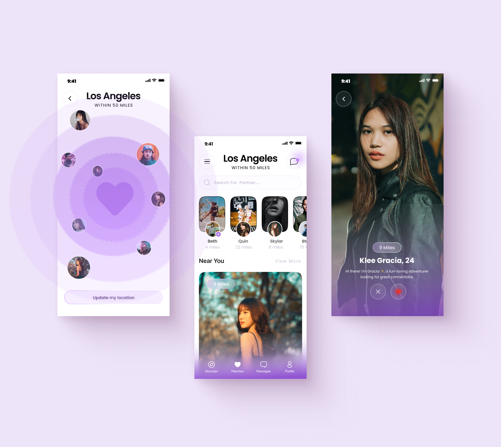 Dating App Design | Figma app branding design graphic design logo typography ui ux vector