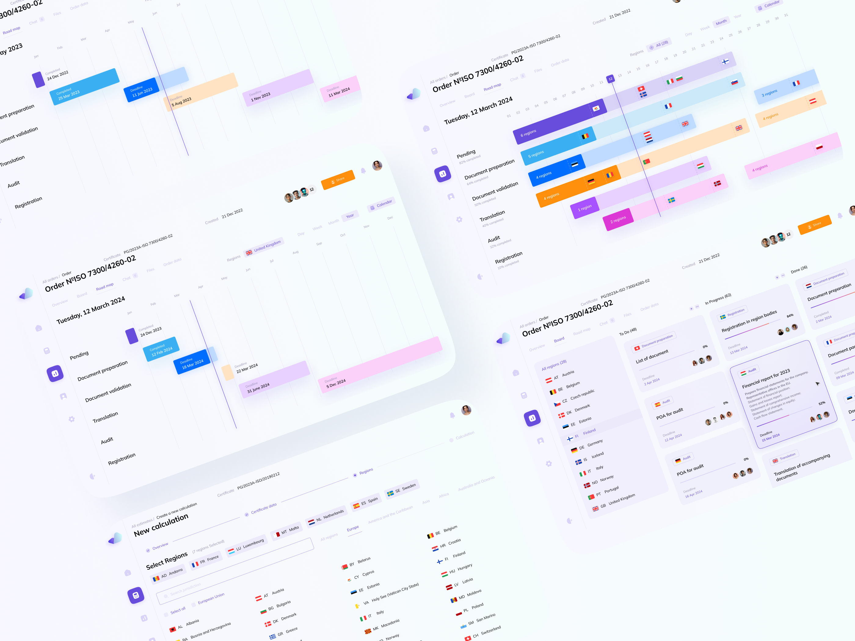 Web application for international low company app application crm dashboard platform platform design project management road map saas timeline ui uiux user experience user interface ux web app