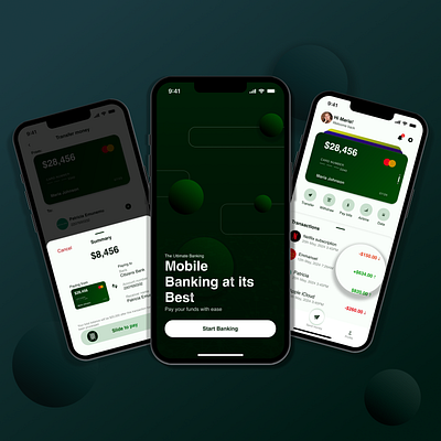 Mobile Payment App Design app appdesign bank bank app design designer figma finance graphic design logo mobile mobileapp online banking pay ui uiux uiuxdesigner user experience userinterface ux