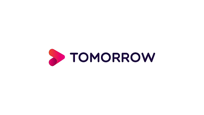 Tomorrow Logo animation 2d 3d after after effects aftereffects animation branding design graphic design illustration intro logo logo animation logo design motion graphics outro ui