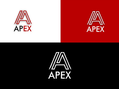 Apex logo branding logo