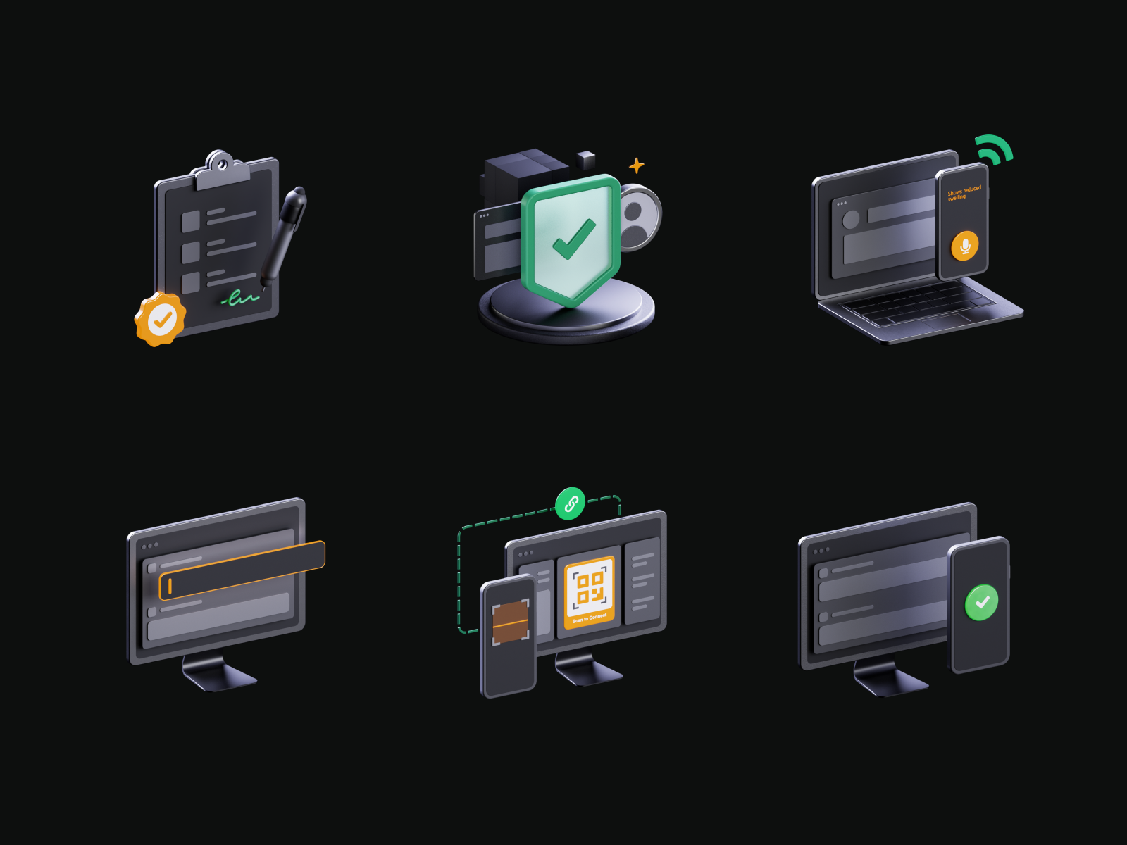 Example of 3D Icon Design