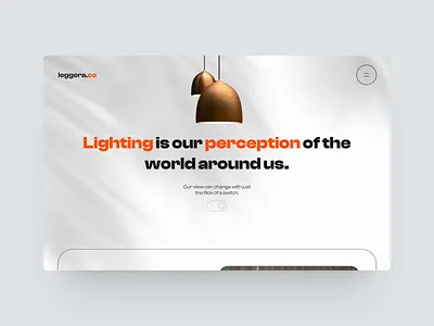 Minimalistic Website design for a Lighting Company (Light mode) design ui web design web development webflow