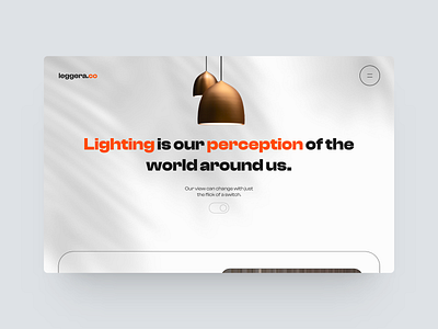 Minimalistic Website design for a Lighting Company (Light mode) design ui web design web development webflow