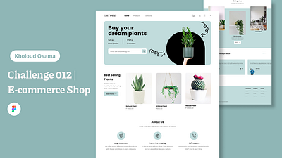 Challenge 012 | E-commerce Shop dailyui design designui figma ui uidesign uiux