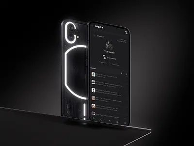 Pleex - Collestions Page dark design pleex ui