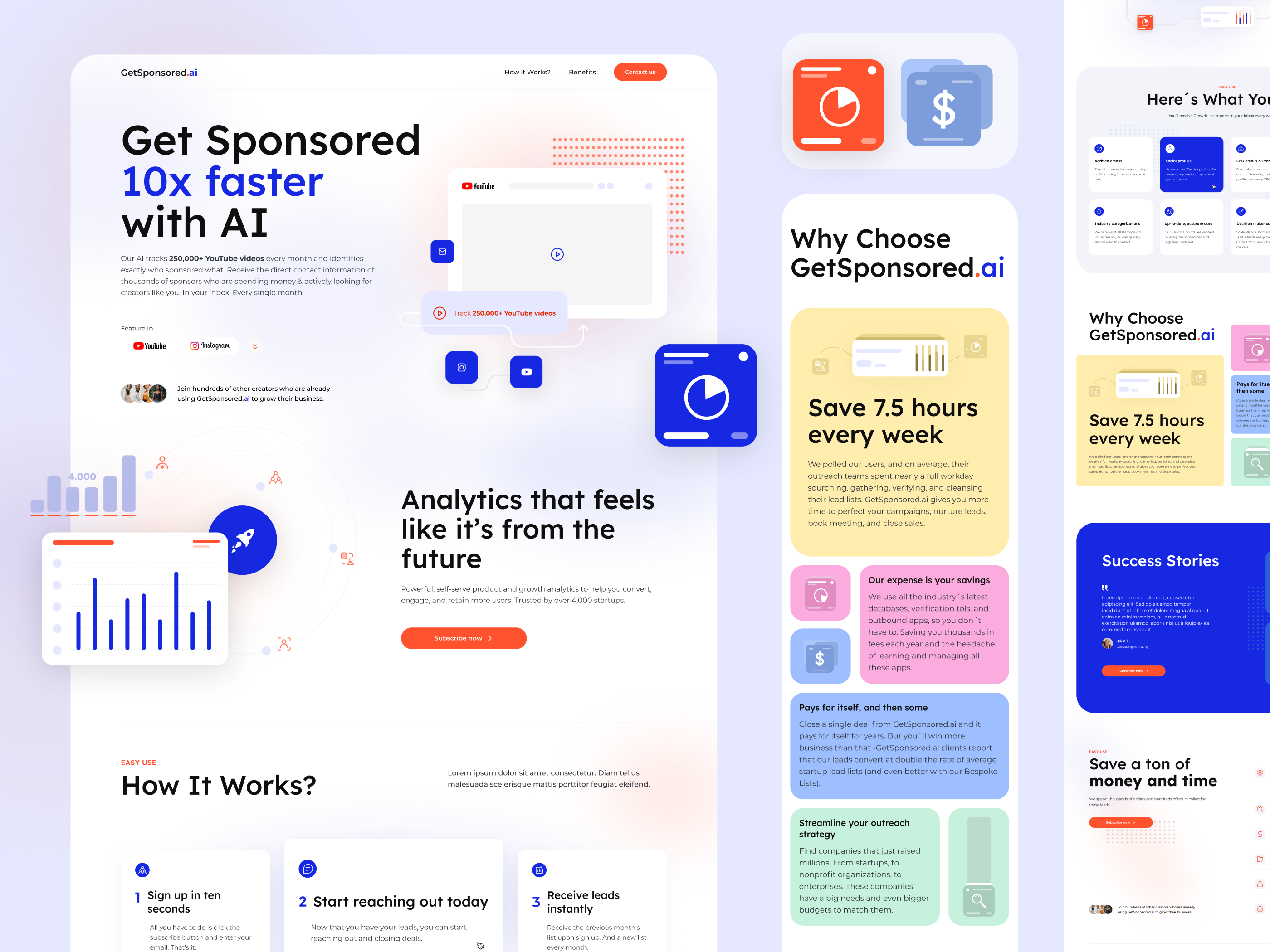 Example of Landing Page  Design + Implementation