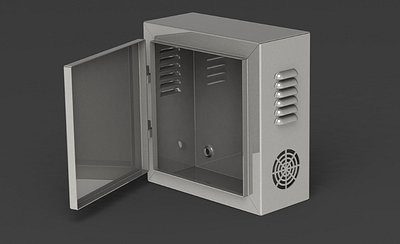 Metal enclosure design - Casing 3d 3d printing design graphic design
