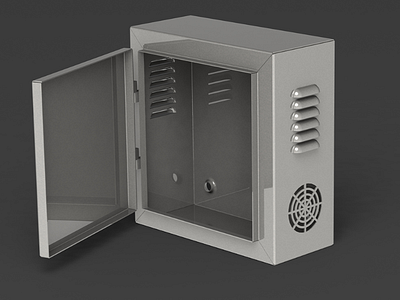 Metal enclosure design - Casing 3d 3d printing design graphic design