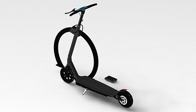 E-scotty design for E-mobility start - Smart Transportation 3d 3d printing design graphic design