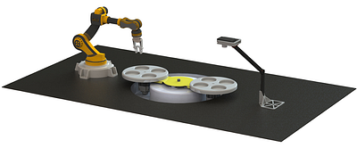 Robotic Image sensing & sorting - Quality Management 3d 3d printing design graphic design