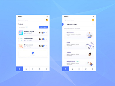 Plugin Project view assets figma mobile plugin projects ui