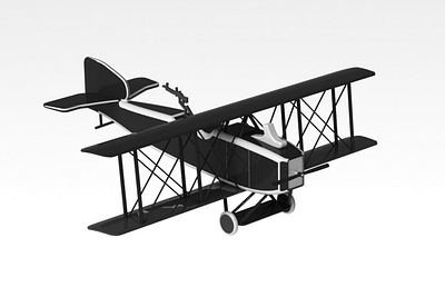 Rhinebeck Airplane concept design - Aerospace Engineering 3d 3d printing design graphic design