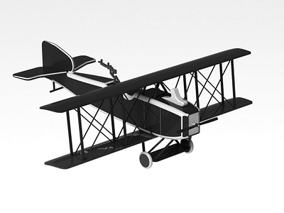 Rhinebeck Airplane concept design - Aerospace Engineering 3d 3d printing design graphic design