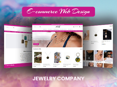 E-commerce website for Jewelry Comapny e commerce web design ecommerce web ui uiux web design website design