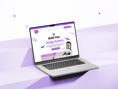 DS Starter - Landing Page course design system education homepage landing page landingpage learning ui ui design uidesign uiux ux course ux design uxdesign