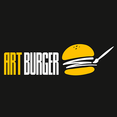 aerburger art branding burger design illustrator logo ui website