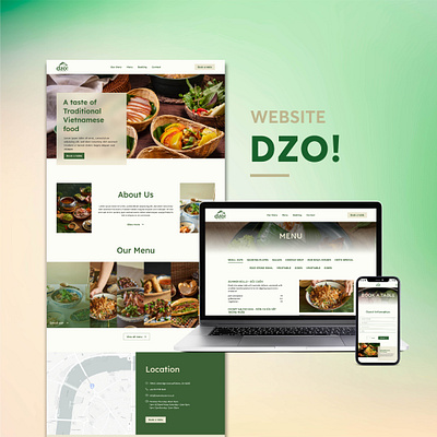 [WEBSITE DESIGN] DZO brandidentity branding design ui ux website