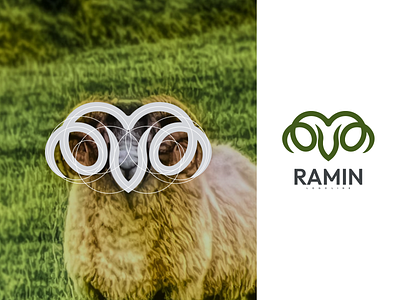 Ramin Logo Line branding design graphic design icon illustration logo logo design logotype ui vector