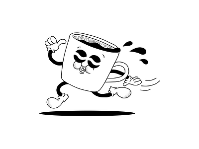 Coffee Run! Illustration digital design figma graphic design illustration ui