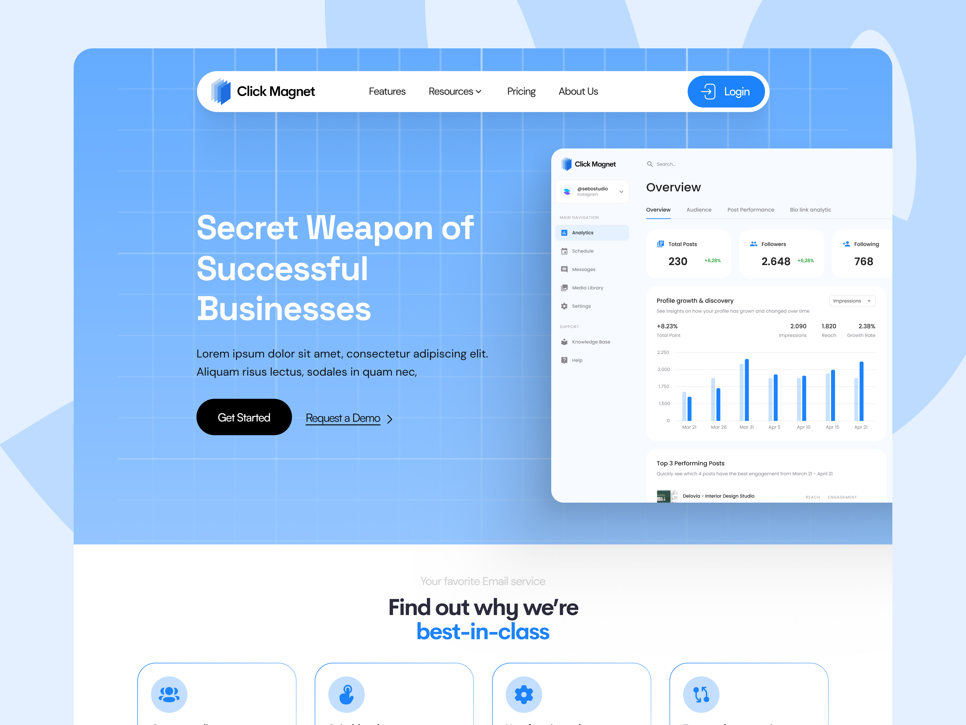 Example of Portfolio Website | React & Seo Friendly